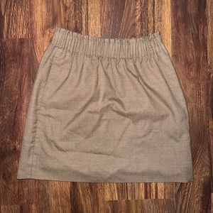 J. Crew Paperbag Khaki Skirt